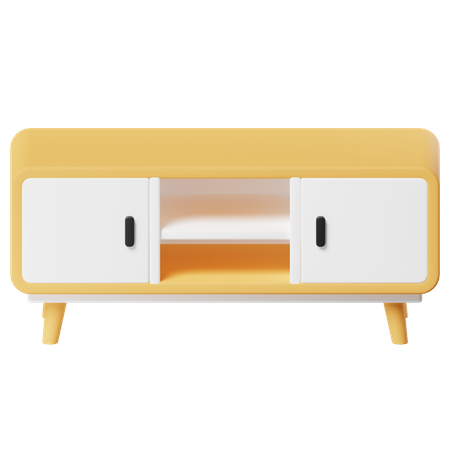 Television Stand  3D Icon