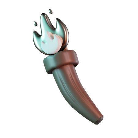 Torch  3D Icon