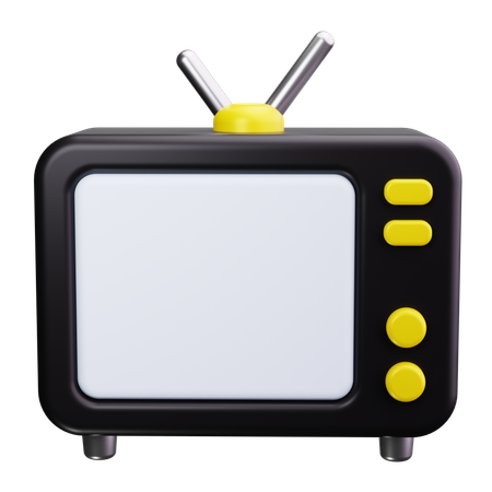 TV  3D Icon