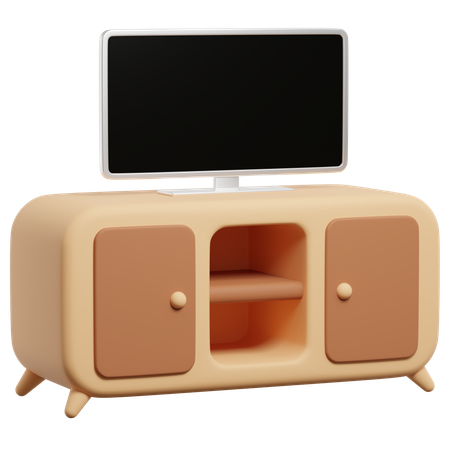 TV Cabinet  3D Icon