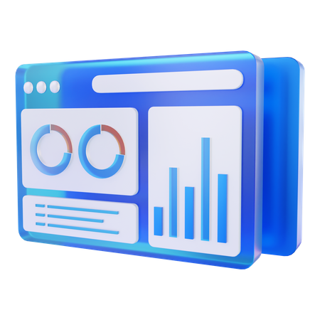 Website Analysis  3D Icon