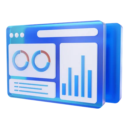 Website Analysis  3D Icon