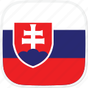 sk, flag, slovakia