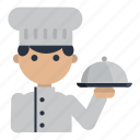 cooking, chef, meal, serve, food, restaurant