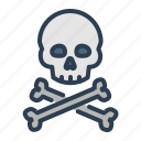 danger, death, skeleton, skull