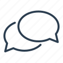 chat, comment, communication, dialogue, message bubble, messages, talk