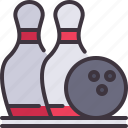 bowling, equipment, ball, game, sport