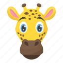 animal, camelopard, giraffe, largest ruminant, mammal