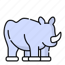 animal, animals, rhino, zoo