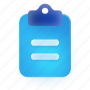 clipboard, list, note, data, anamnesis, record