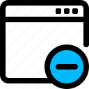 application, delete, minus, remove, window