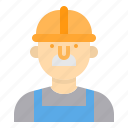 avatar, construction, people, profile, user, worker