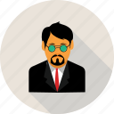 business, man, profile, user