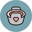 baby, heart, potty, shaped, infant 