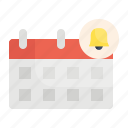 calendar, date, event, notifications, remind, reminder, schedule