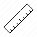 ruler, scale, measure