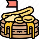 cake, banana, bread, bakery, pastry