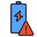 charge, battery, electricity, energy, warning, sign