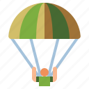 parachute, delivery, shipping