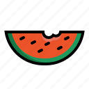 beach, fruit, summer, tropical, watermelon