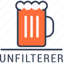 unfilterer, drink, beer, alcohol, mug