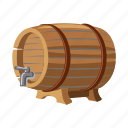 alcohol, barrel, beer, drink, keg, pub, wooden