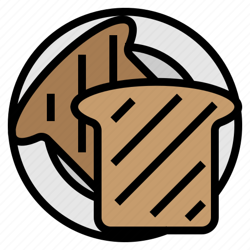 Bakery, bread, breakfast, toast icon - Download on Iconfinder