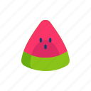 watermelon, fruit, food, summer