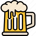 beer, alcohol, beverage, drink, food, restaurant, menu