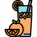 orange, juice, fruit, glass, drink, beverage, cup