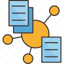 data, sharing, network, transfer, document