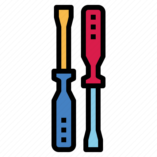 Construction, improvement, screwdriver, tools icon - Download on Iconfinder