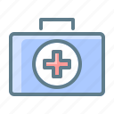 aid, briefcase, first, health