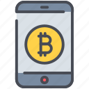 bitcoin, cryptocurrency, mobile, money, online, smartphone, wallet