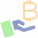 bitcoin, blockchain, coin, cryptocurrency, digital money, hand, money