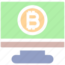 bitcoin, display, lcd, lcd monitor, monitor, screen, television