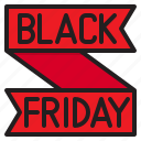 black, friday, ecommerce, shopping, discount, ribbon