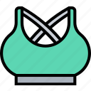 bra, sports, sportswear, women, gym