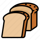 sandwich, loaf, bread, sliced, bakery, loaf of bread