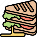 sandwich, toast, bread, breakfast, food