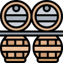 barrel, wooden, brewery, cask, container