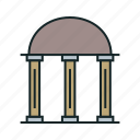 banking, business, finance, financial, money, museum icon, • bank