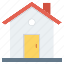 building, estate, home, house, property, real icon