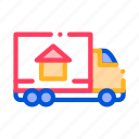 cargo, delivery, house, truck