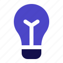 idea, light, bulb, electricity, illumination