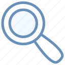 find, glass, magnifying, search icon