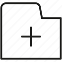 files, folder, storage icon