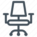 chair, furniture, office, seat icon icon