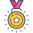 achievement, medal, success, winning icon