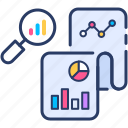 analysis, data, market, research icon